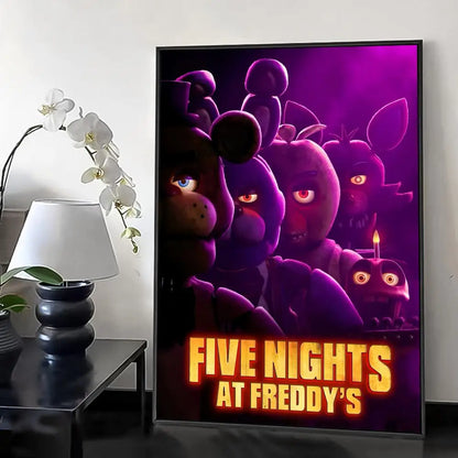 Fnaf Anime Five-nights-At-Freddys Painting Calligraphy Canvas HD Poster Wall Art interior Hallway Home Decoration Holiday Gifts Fnaf Anime Five-nights-At-Freddys Painting Calligraphy Canvas HD Poster Wall Art interior Hallway Home Decoration Holiday Gifts