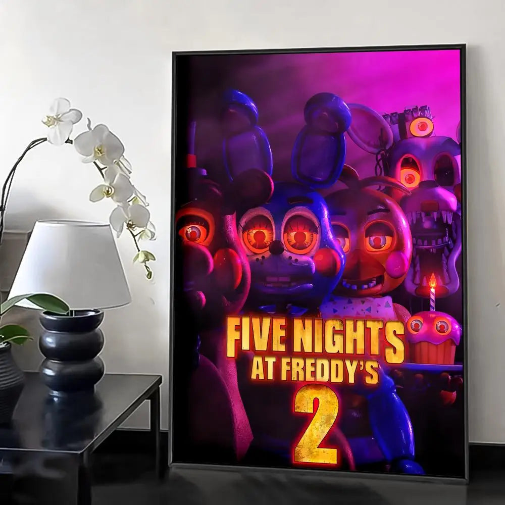 Fnaf Anime Five-nights-At-Freddys Painting Calligraphy Canvas HD Poster Wall Art interior Hallway Home Decoration Holiday Gifts Fnaf Anime Five-nights-At-Freddys Painting Calligraphy Canvas HD Poster Wall Art interior Hallway Home Decoration Holiday Gifts