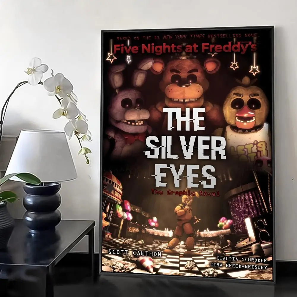 Fnaf Anime Five-nights-At-Freddys Painting Calligraphy Canvas HD Poster Wall Art interior Hallway Home Decoration Holiday Gifts Fnaf Anime Five-nights-At-Freddys Painting Calligraphy Canvas HD Poster Wall Art interior Hallway Home Decoration Holiday Gifts