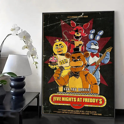 Fnaf Anime Five-nights-At-Freddys Painting Calligraphy Canvas HD Poster Wall Art interior Hallway Home Decoration Holiday Gifts Fnaf Anime Five-nights-At-Freddys Painting Calligraphy Canvas HD Poster Wall Art interior Hallway Home Decoration Holiday Gifts