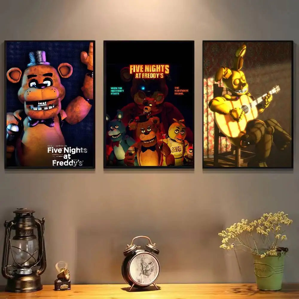 FNAF Five-nights-At-Freddys Ultimate Group Poster HD art poster for home living room bar office decoration sticky, waterproof FNAF Five-nights-At-Freddys Ultimate Group Poster HD art poster for home living room bar office decoration sticky, waterproof