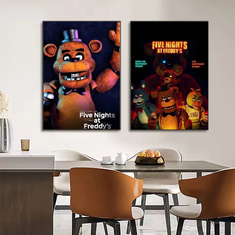 FNAF Five-nights-At-Freddys Ultimate Group Poster HD art poster for home living room bar office decoration sticky, waterproof FNAF Five-nights-At-Freddys Ultimate Group Poster HD art poster for home living room bar office decoration sticky, waterproof