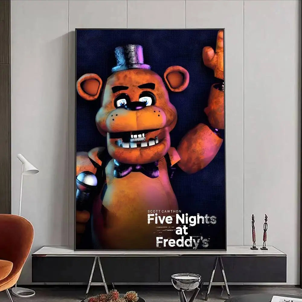 FNAF Five-nights-At-Freddys Ultimate Group Poster HD art poster for home living room bar office decoration sticky, waterproof FNAF Five-nights-At-Freddys Ultimate Group Poster HD art poster for home living room bar office decoration sticky, waterproof