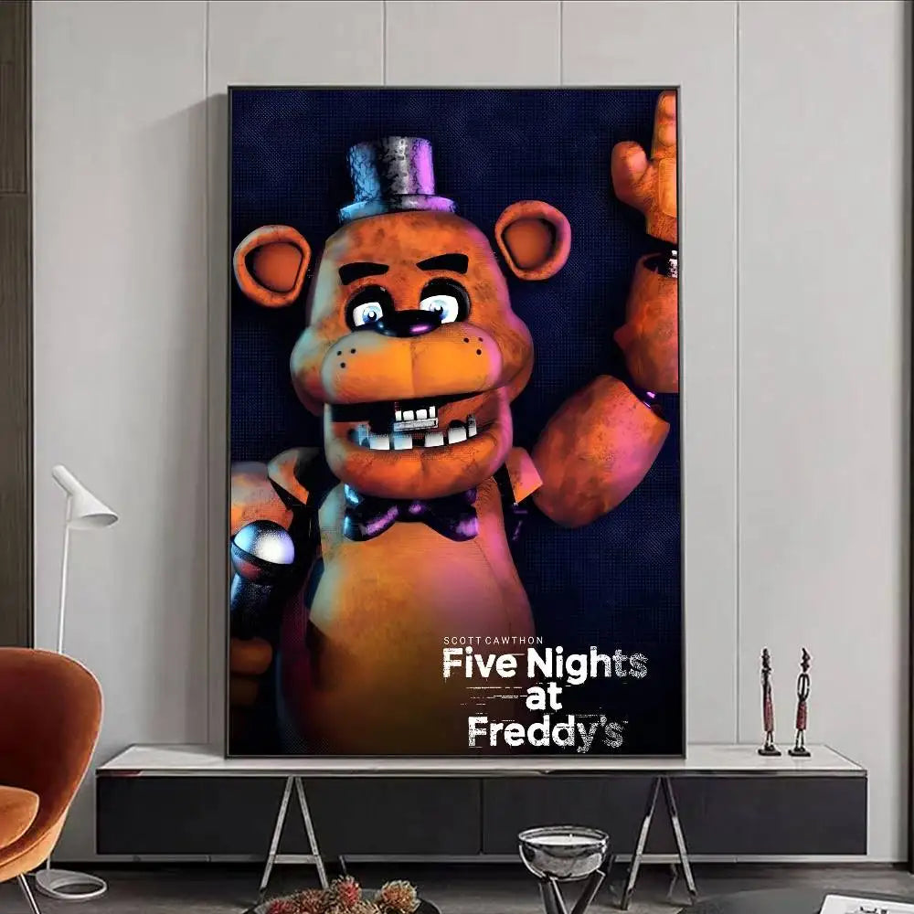 FNAF Five-nights-At-Freddys Ultimate Group Poster HD art poster for home living room bar office decoration sticky, waterproof FNAF Five-nights-At-Freddys Ultimate Group Poster HD art poster for home living room bar office decoration sticky, waterproof