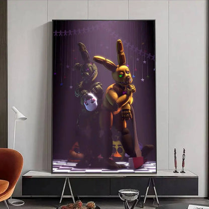 FNAF Five-nights-At-Freddys Ultimate Group Poster HD art poster for home living room bar office decoration sticky, waterproof FNAF Five-nights-At-Freddys Ultimate Group Poster HD art poster for home living room bar office decoration sticky, waterproof