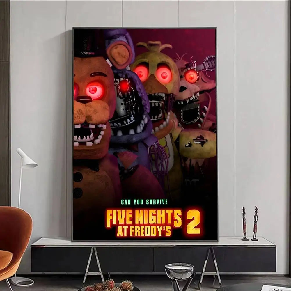 FNAF Five-nights-At-Freddys Ultimate Group Poster HD art poster for home living room bar office decoration sticky, waterproof FNAF Five-nights-At-Freddys Ultimate Group Poster HD art poster for home living room bar office decoration sticky, waterproof