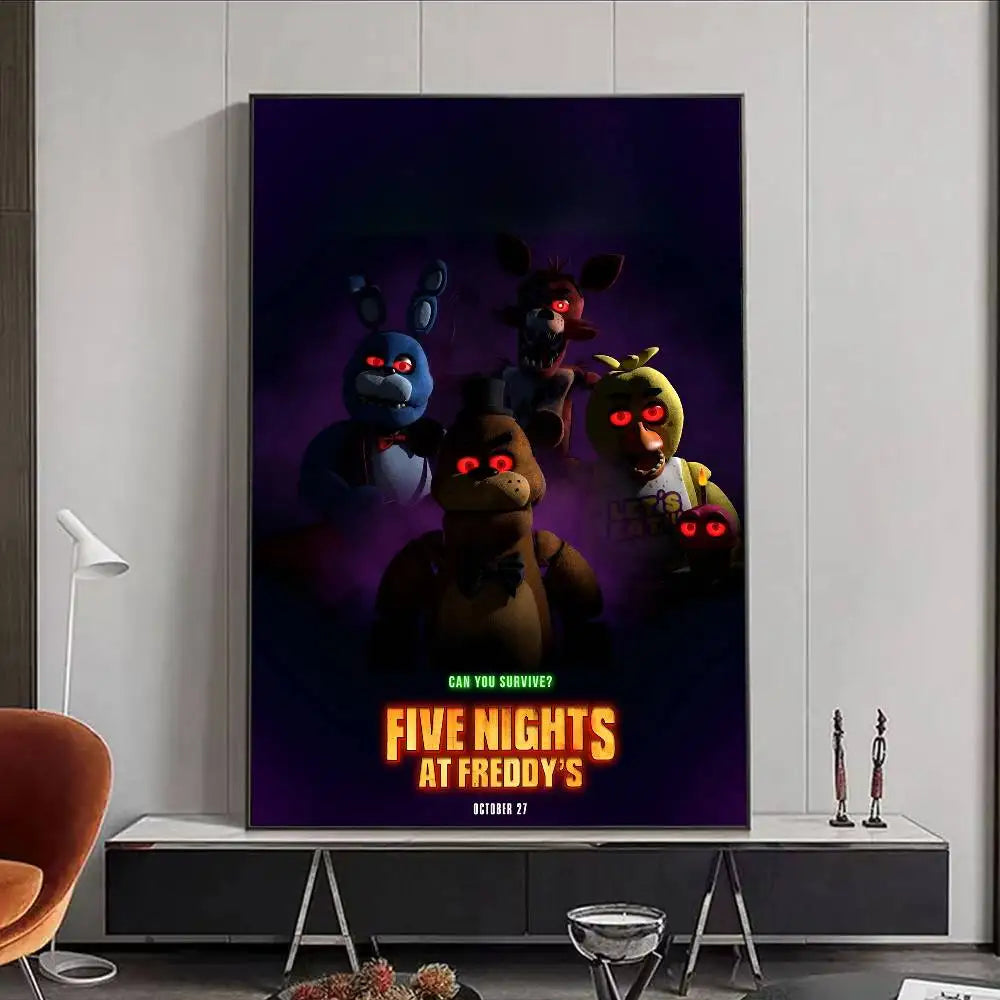 FNAF Five-nights-At-Freddys Ultimate Group Poster HD art poster for home living room bar office decoration sticky, waterproof FNAF Five-nights-At-Freddys Ultimate Group Poster HD art poster for home living room bar office decoration sticky, waterproof