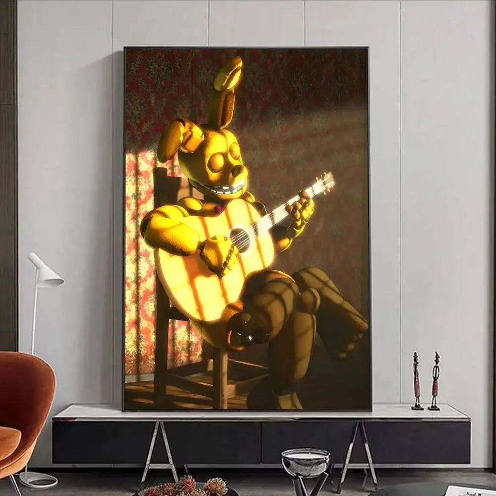 FNAF Five-nights-At-Freddys Ultimate Group Poster HD art poster for home living room bar office decoration sticky, waterproof FNAF Five-nights-At-Freddys Ultimate Group Poster HD art poster for home living room bar office decoration sticky, waterproof
