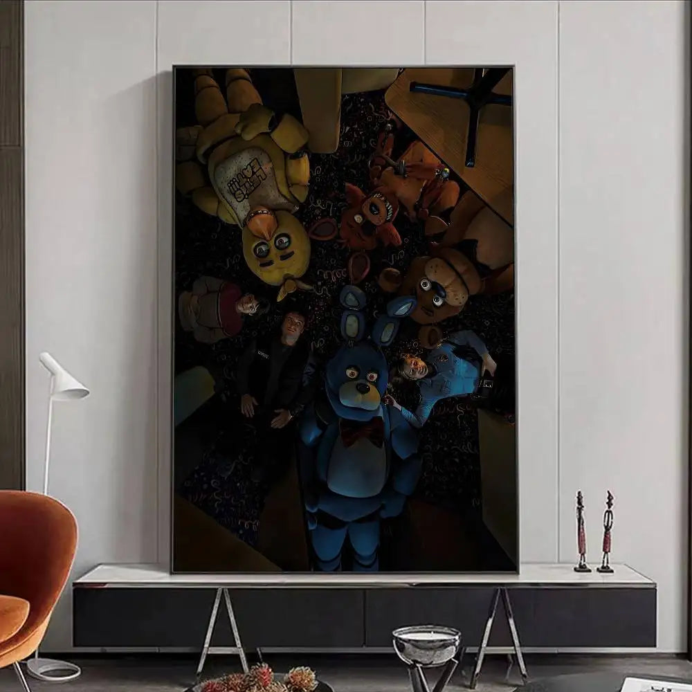 FNAF Five-nights-At-Freddys Ultimate Group Poster HD art poster for home living room bar office decoration sticky, waterproof FNAF Five-nights-At-Freddys Ultimate Group Poster HD art poster for home living room bar office decoration sticky, waterproof