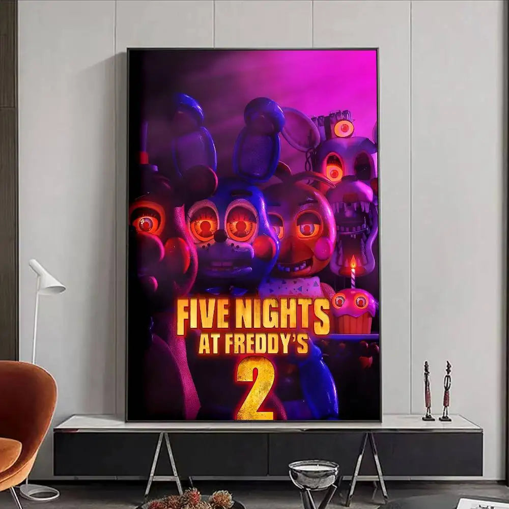 FNAF Five-nights-At-Freddys Ultimate Group Poster HD art poster for home living room bar office decoration sticky, waterproof FNAF Five-nights-At-Freddys Ultimate Group Poster HD art poster for home living room bar office decoration sticky, waterproof