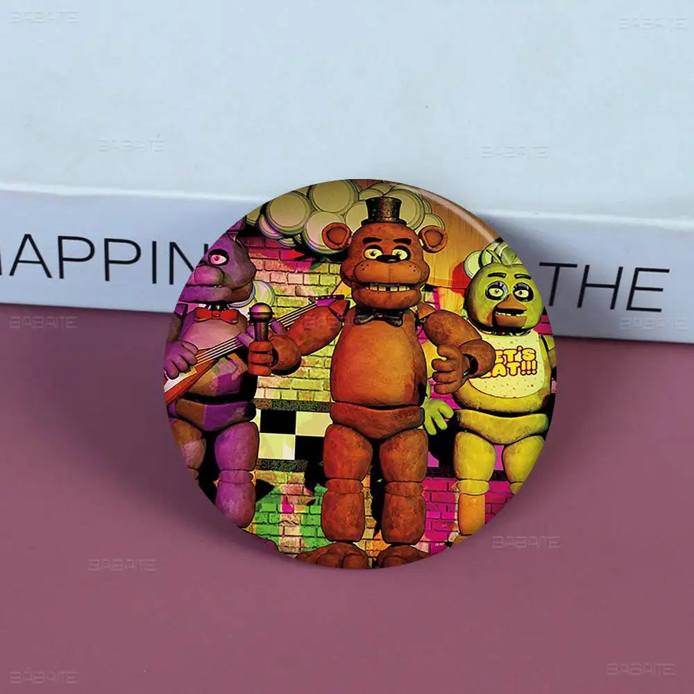 FNAF Game Security Breach Anime Brooches Cute Cartoon Badge Jacket Jeans Lapel Pin Gift Accessorie FNAF Game Security Breach Anime Brooches Cute Cartoon Badge Jacket Jeans Lapel Pin Gift Accessorie