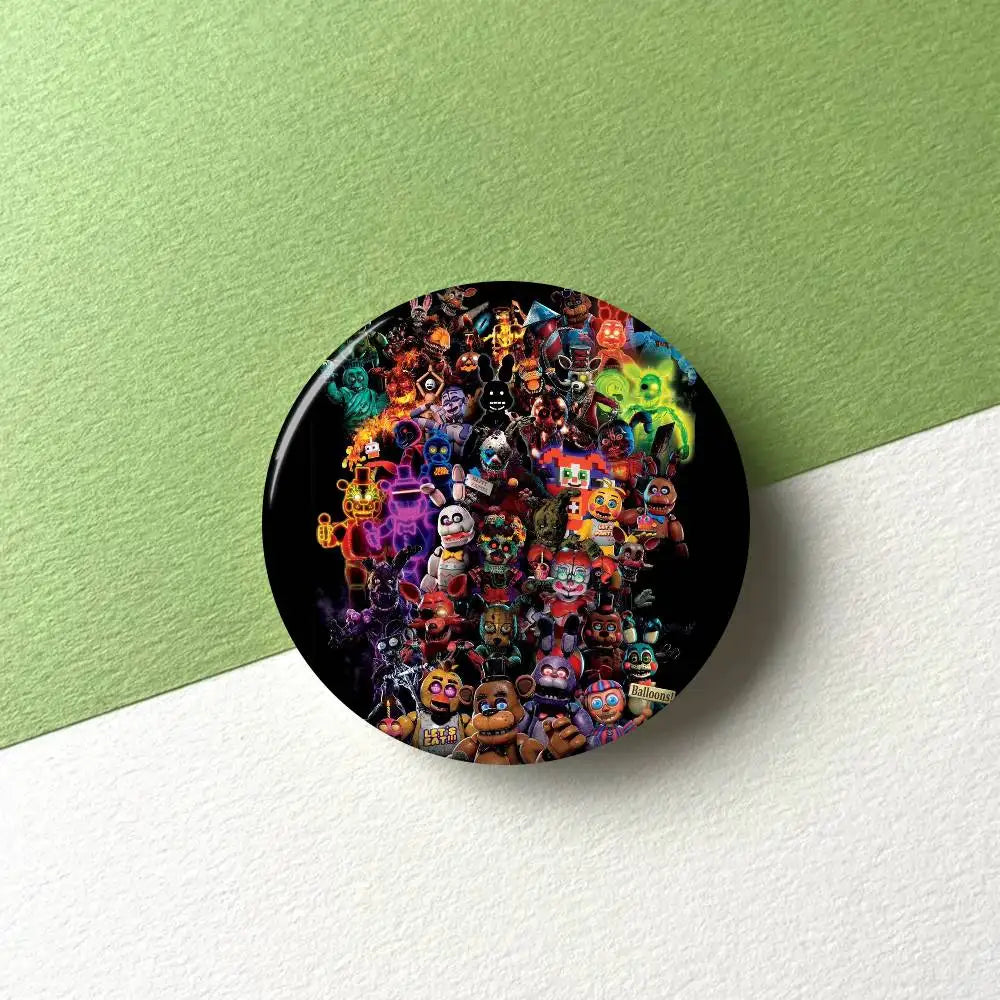 FNAF Game Security Breach Anime Brooches Cute Cartoon Badge Jacket Jeans Lapel Pin Gift Accessorie FNAF Game Security Breach Anime Brooches Cute Cartoon Badge Jacket Jeans Lapel Pin Gift Accessorie
