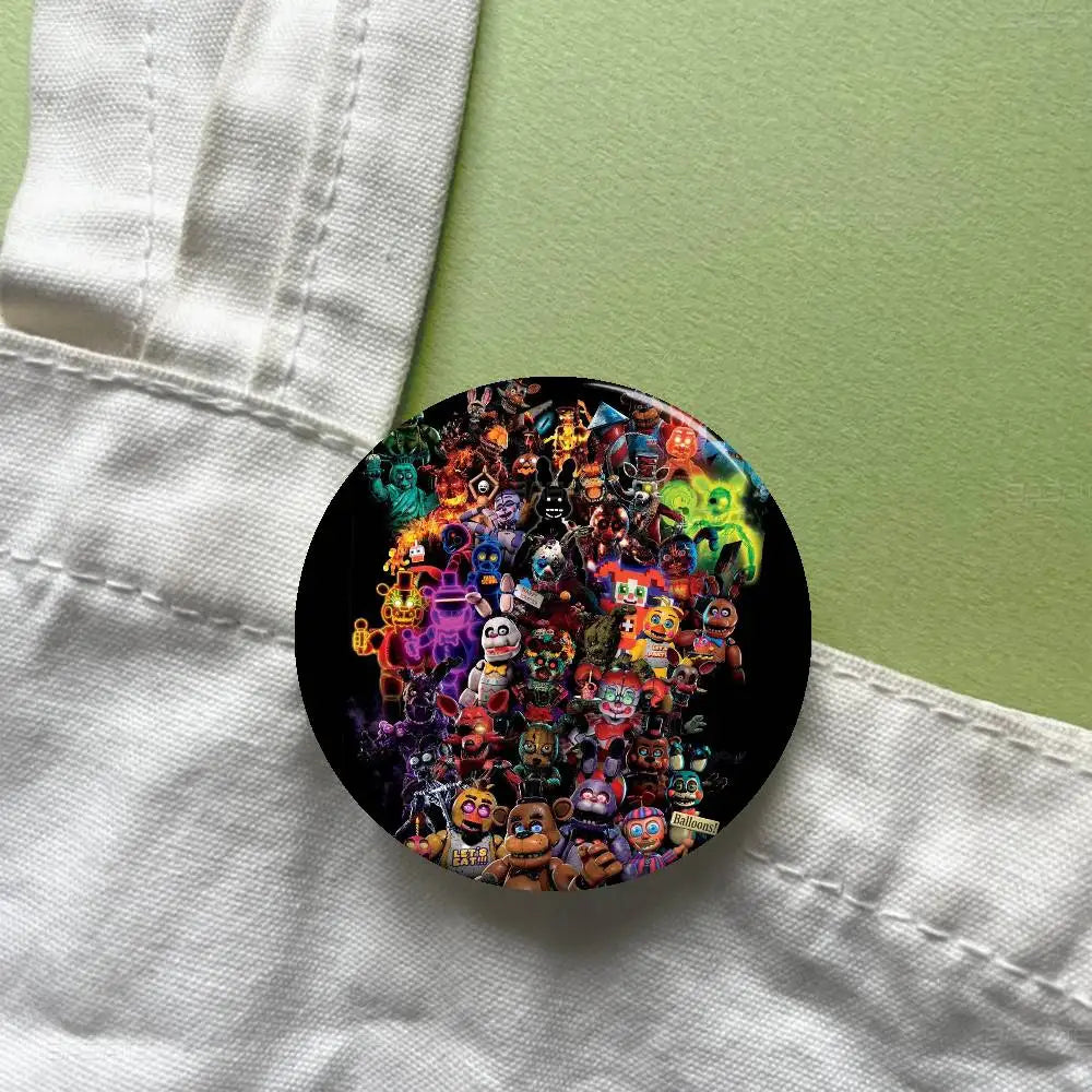 FNAF Game Security Breach Anime Brooches Cute Cartoon Badge Jacket Jeans Lapel Pin Gift Accessorie FNAF Game Security Breach Anime Brooches Cute Cartoon Badge Jacket Jeans Lapel Pin Gift Accessorie