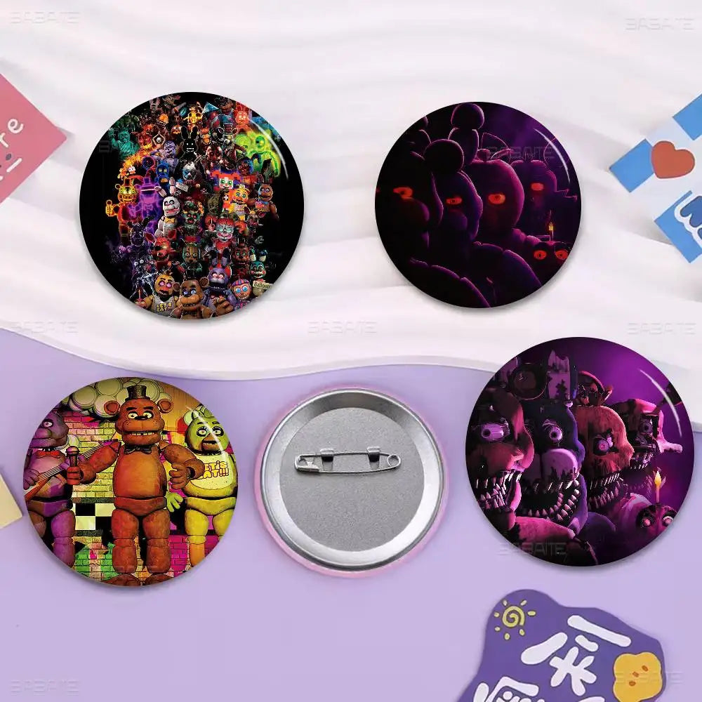 FNAF Game Security Breach Anime Brooches Cute Cartoon Badge Jacket Jeans Lapel Pin Gift Accessorie FNAF Game Security Breach Anime Brooches Cute Cartoon Badge Jacket Jeans Lapel Pin Gift Accessorie