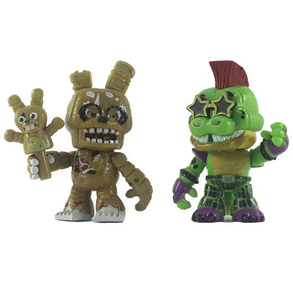 FNAF Panic Game Midnight Toy Bear Foxy Chica Fazbear Bonnie Change Masks Action Figurine Anime1 PCS Randomly Sent FNAF Panic Game Midnight Toy Bear Foxy Chica Fazbear Bonnie Change Masks Action Figurine Anime1 PCS Randomly Sent