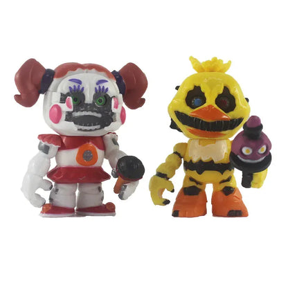 FNAF Panic Game Midnight Toy Bear Foxy Chica Fazbear Bonnie Change Masks Action Figurine Anime1 PCS Randomly Sent FNAF Panic Game Midnight Toy Bear Foxy Chica Fazbear Bonnie Change Masks Action Figurine Anime1 PCS Randomly Sent