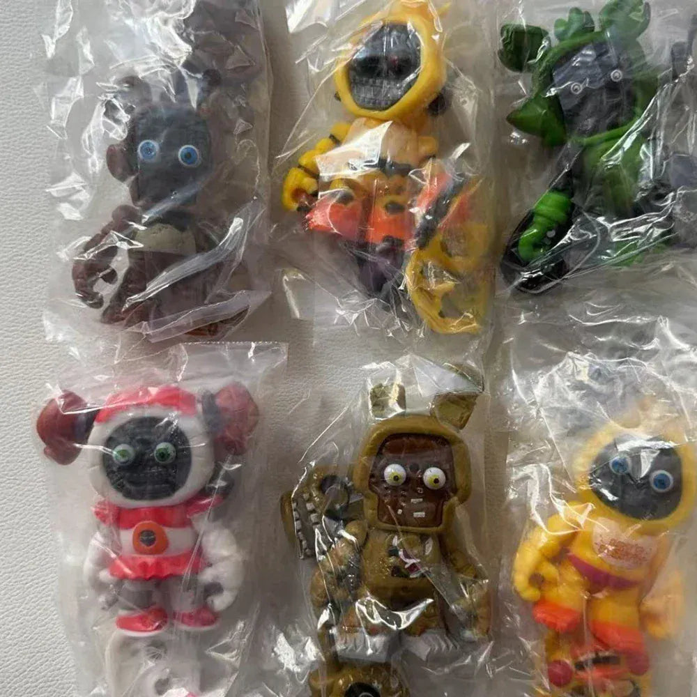 FNAF Panic Game Midnight Toy Bear Foxy Chica Fazbear Bonnie Change Masks Action Figurine Anime1 PCS Randomly Sent FNAF Panic Game Midnight Toy Bear Foxy Chica Fazbear Bonnie Change Masks Action Figurine Anime1 PCS Randomly Sent