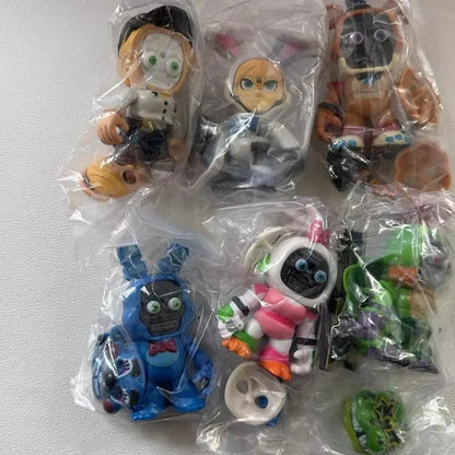 FNAF Panic Game Midnight Toy Bear Foxy Chica Fazbear Bonnie Change Masks Action Figurine Anime1 PCS Randomly Sent FNAF Panic Game Midnight Toy Bear Foxy Chica Fazbear Bonnie Change Masks Action Figurine Anime1 PCS Randomly Sent