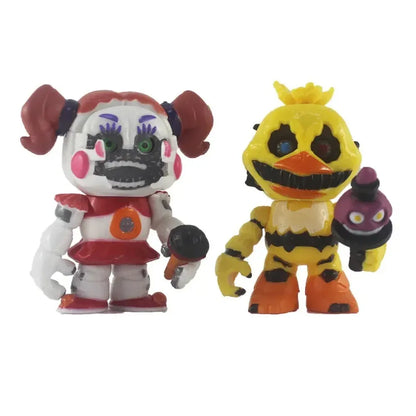 FNAF Panic Game Midnight Toy Bear Foxy Chica Fazbear Bonnie Change Masks Action Figurine Anime1 PCS Randomly Sent FNAF Panic Game Midnight Toy Bear Foxy Chica Fazbear Bonnie Change Masks Action Figurine Anime1 PCS Randomly Sent