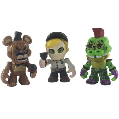 FNAF Panic Game Midnight Toy Bear Foxy Chica Fazbear Bonnie Change Masks Action Figurine Anime1 PCS Randomly Sent FNAF Panic Game Midnight Toy Bear Foxy Chica Fazbear Bonnie Change Masks Action Figurine Anime1 PCS Randomly Sent