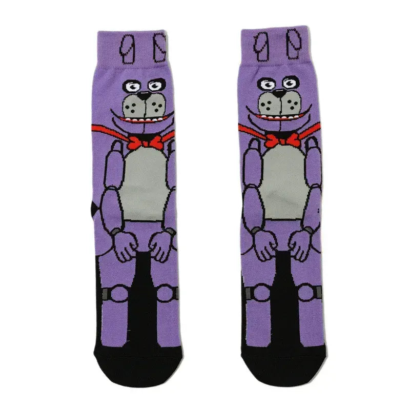 Fnafs Adult Five Nights At Freddys Socks Stocking Party Cartoon Anime New Men Birthday Kawaii Cute Gift Cotton Sweat Absorption Fnafs Adult Five Nights At Freddys Socks Stocking Party Cartoon Anime New Men Birthday Kawaii Cute Gift Cotton Sweat Absorption