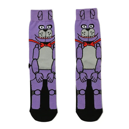 Fnafs Adult Five Nights At Freddys Socks Stocking Party Cartoon Anime New Men Birthday Kawaii Cute Gift Cotton Sweat Absorption Fnafs Adult Five Nights At Freddys Socks Stocking Party Cartoon Anime New Men Birthday Kawaii Cute Gift Cotton Sweat Absorption