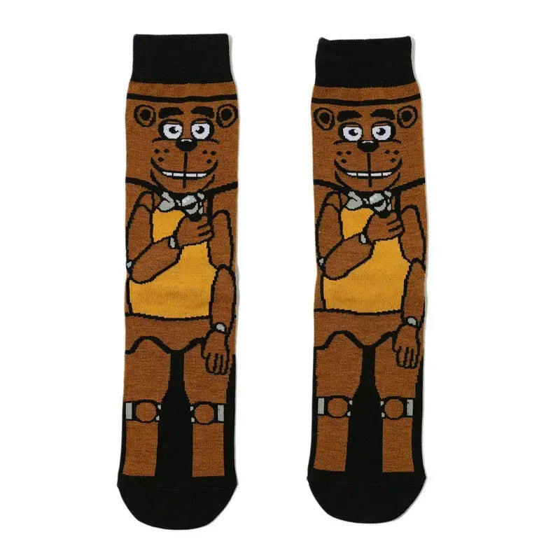 Fnafs Adult Five Nights At Freddys Socks Stocking Party Cartoon Anime New Men Birthday Kawaii Cute Gift Cotton Sweat Absorption Fnafs Adult Five Nights At Freddys Socks Stocking Party Cartoon Anime New Men Birthday Kawaii Cute Gift Cotton Sweat Absorption