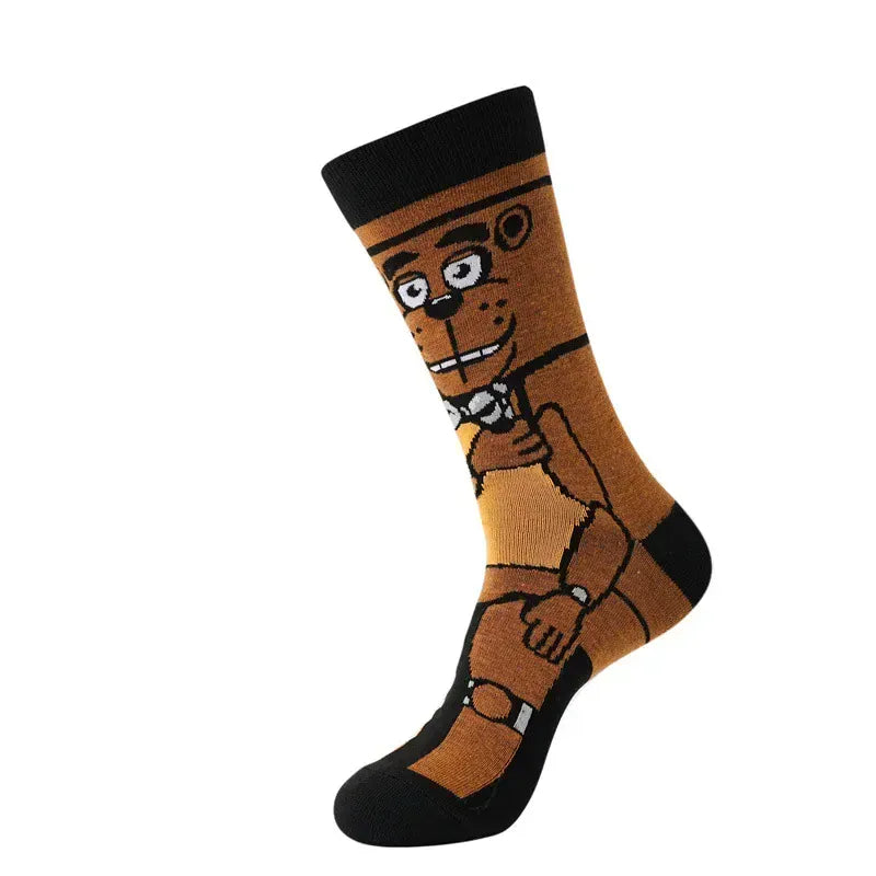Fnafs Adult Five Nights At Freddys Socks Stocking Party Cartoon Anime New Men Birthday Kawaii Cute Gift Cotton Sweat Absorption Fnafs Adult Five Nights At Freddys Socks Stocking Party Cartoon Anime New Men Birthday Kawaii Cute Gift Cotton Sweat Absorption