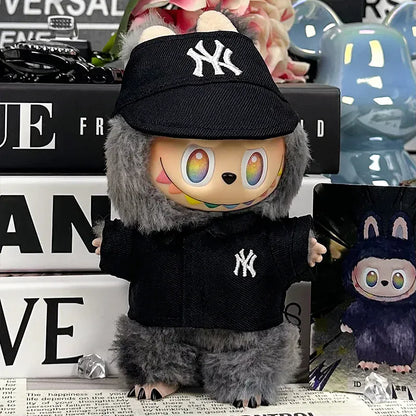 For 17cm Labubu Clothing Set Baseball jersey Catcher gloves Baseball bat Hat V1 V2 V3 Labubu Clothes Doll Accessories Toys For 17cm Labubu Clothing Set Baseball jersey Catcher gloves Baseball bat Hat V1 V2 V3 Labubu Clothes Doll Accessories Toys