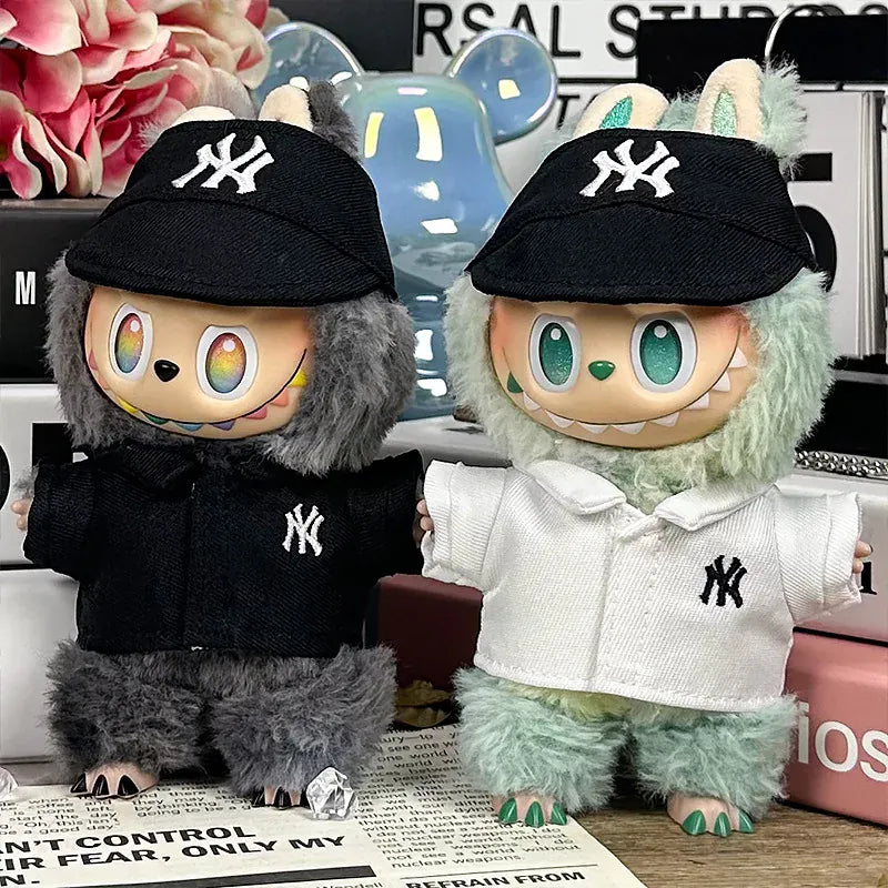 For 17cm Labubu Clothing Set Baseball jersey Catcher gloves Baseball bat Hat V1 V2 V3 Labubu Clothes Doll Accessories Toys For 17cm Labubu Clothing Set Baseball jersey Catcher gloves Baseball bat Hat V1 V2 V3 Labubu Clothes Doll Accessories Toys