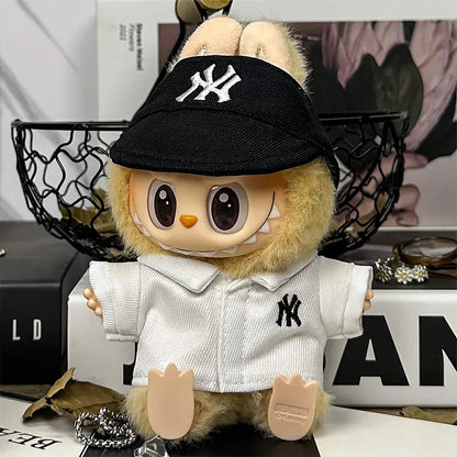For 17cm Labubu Clothing Set Baseball jersey Catcher gloves Baseball bat Hat V1 V2 V3 Labubu Clothes Doll Accessories Toys For 17cm Labubu Clothing Set Baseball jersey Catcher gloves Baseball bat Hat V1 V2 V3 Labubu Clothes Doll Accessories Toys