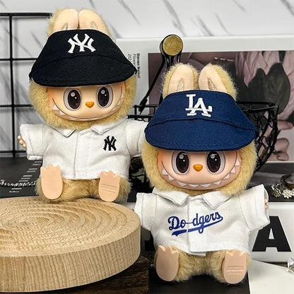 For 17cm Labubu Clothing Set Baseball jersey Catcher gloves Baseball bat Hat V1 V2 V3 Labubu Clothes Doll Accessories Toys For 17cm Labubu Clothing Set Baseball jersey Catcher gloves Baseball bat Hat V1 V2 V3 Labubu Clothes Doll Accessories Toys