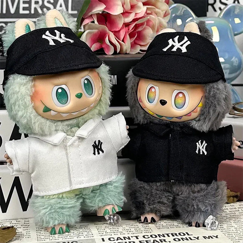 For 17cm Labubu Clothing Set Baseball jersey Catcher gloves Baseball bat Hat V1 V2 V3 Labubu Clothes Doll Accessories Toys For 17cm Labubu Clothing Set Baseball jersey Catcher gloves Baseball bat Hat V1 V2 V3 Labubu Clothes Doll Accessories Toys