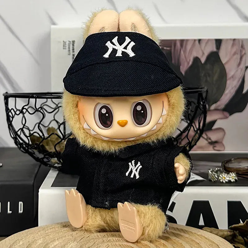 For 17cm Labubu Clothing Set Baseball jersey Catcher gloves Baseball bat Hat V1 V2 V3 Labubu Clothes Doll Accessories Toys For 17cm Labubu Clothing Set Baseball jersey Catcher gloves Baseball bat Hat V1 V2 V3 Labubu Clothes Doll Accessories Toys
