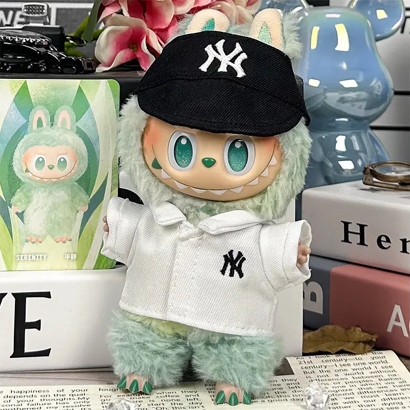 For 17cm Labubu Clothing Set Baseball jersey Catcher gloves Baseball bat Hat V1 V2 V3 Labubu Clothes Doll Accessories Toys For 17cm Labubu Clothing Set Baseball jersey Catcher gloves Baseball bat Hat V1 V2 V3 Labubu Clothes Doll Accessories Toys