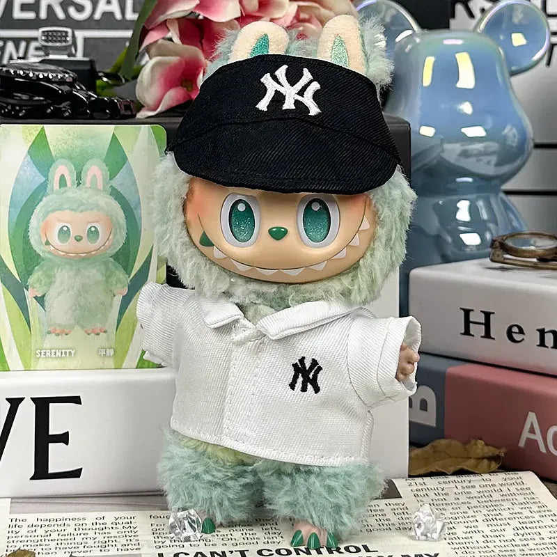 For 17cm Labubu Clothing Set Baseball jersey Catcher gloves Baseball bat Hat V1 V2 V3 Labubu Clothes Doll Accessories Toys For 17cm Labubu Clothing Set Baseball jersey Catcher gloves Baseball bat Hat V1 V2 V3 Labubu Clothes Doll Accessories Toys