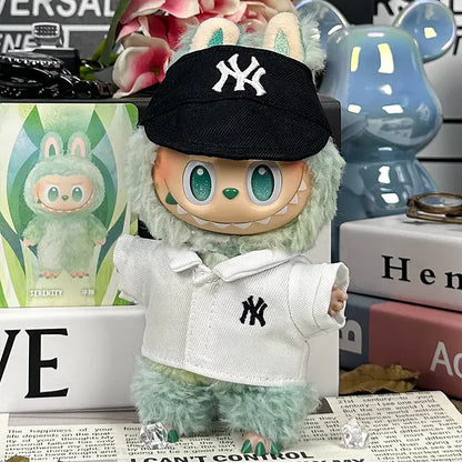 For 17cm Labubu Clothing Set Baseball jersey Catcher gloves Baseball bat Hat V1 V2 V3 Labubu Clothes Doll Accessories Toys For 17cm Labubu Clothing Set Baseball jersey Catcher gloves Baseball bat Hat V1 V2 V3 Labubu Clothes Doll Accessories Toys