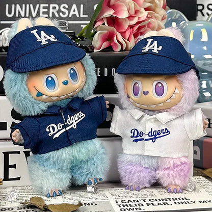 For 17cm Labubu Clothing Set Baseball jersey Catcher gloves Baseball bat Hat V1 V2 V3 Labubu Clothes Doll Accessories Toys For 17cm Labubu Clothing Set Baseball jersey Catcher gloves Baseball bat Hat V1 V2 V3 Labubu Clothes Doll Accessories Toys