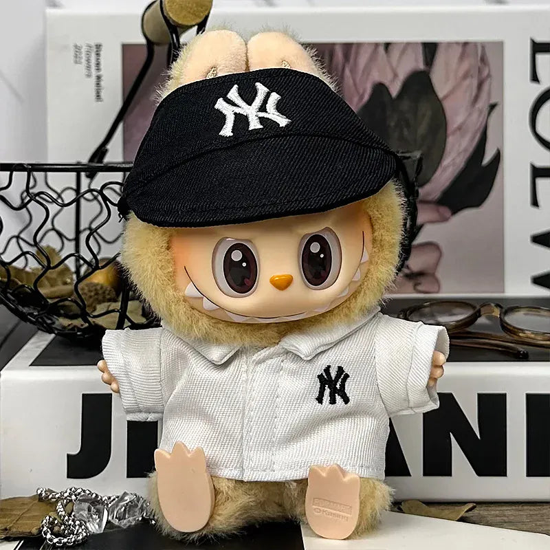 For 17cm Labubu Clothing Set Baseball jersey Catcher gloves Baseball bat Hat V1 V2 V3 Labubu Clothes Doll Accessories Toys For 17cm Labubu Clothing Set Baseball jersey Catcher gloves Baseball bat Hat V1 V2 V3 Labubu Clothes Doll Accessories Toys