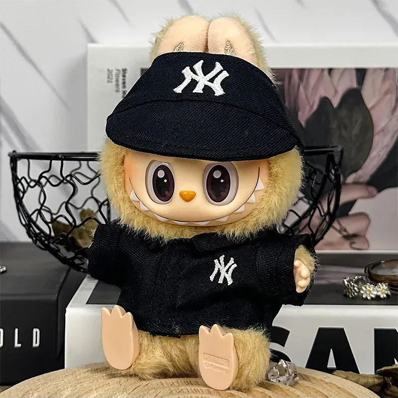 For 17cm Labubu Clothing Set Baseball jersey Catcher gloves Baseball bat Hat V1 V2 V3 Labubu Clothes Doll Accessories Toys For 17cm Labubu Clothing Set Baseball jersey Catcher gloves Baseball bat Hat V1 V2 V3 Labubu Clothes Doll Accessories Toys