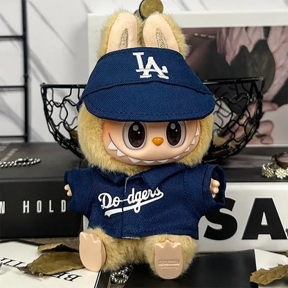 For 17cm Labubu Clothing Set Baseball jersey Catcher gloves Baseball bat Hat V1 V2 V3 Labubu Clothes Doll Accessories Toys For 17cm Labubu Clothing Set Baseball jersey Catcher gloves Baseball bat Hat V1 V2 V3 Labubu Clothes Doll Accessories Toys