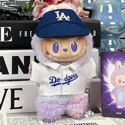 For 17cm Labubu Clothing Set Baseball jersey Catcher gloves Baseball bat Hat V1 V2 V3 Labubu Clothes Doll Accessories Toys For 17cm Labubu Clothing Set Baseball jersey Catcher gloves Baseball bat Hat V1 V2 V3 Labubu Clothes Doll Accessories Toys