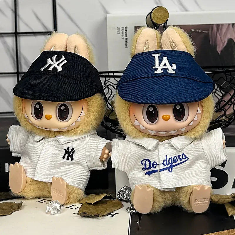 For 17cm Labubu Clothing Set Baseball jersey Catcher gloves Baseball bat Hat V1 V2 V3 Labubu Clothes Doll Accessories Toys For 17cm Labubu Clothing Set Baseball jersey Catcher gloves Baseball bat Hat V1 V2 V3 Labubu Clothes Doll Accessories Toys