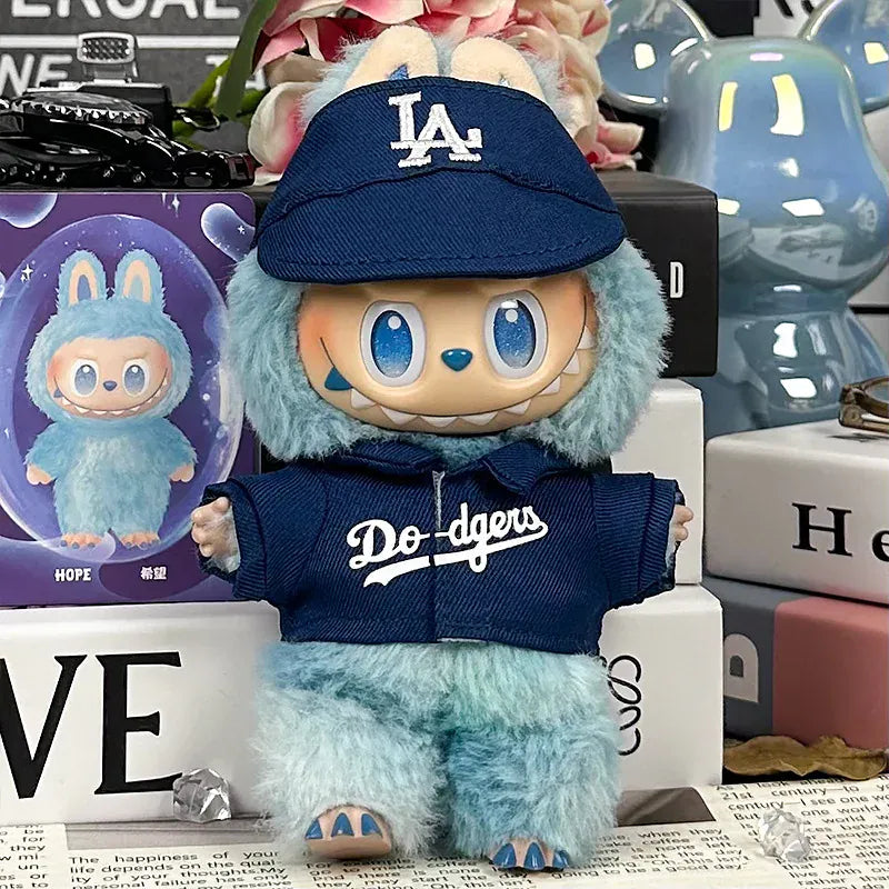 For 17cm Labubu Clothing Set Baseball jersey Catcher gloves Baseball bat Hat V1 V2 V3 Labubu Clothes Doll Accessories Toys For 17cm Labubu Clothing Set Baseball jersey Catcher gloves Baseball bat Hat V1 V2 V3 Labubu Clothes Doll Accessories Toys