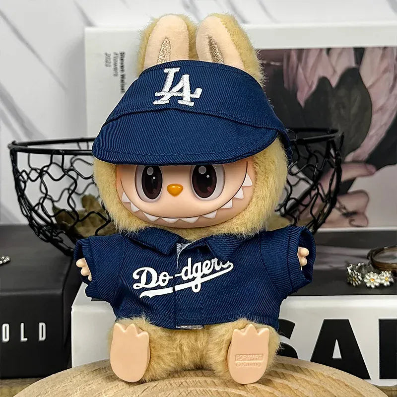 For 17cm Labubu Clothing Set Baseball jersey Catcher gloves Baseball bat Hat V1 V2 V3 Labubu Clothes Doll Accessories Toys For 17cm Labubu Clothing Set Baseball jersey Catcher gloves Baseball bat Hat V1 V2 V3 Labubu Clothes Doll Accessories Toys