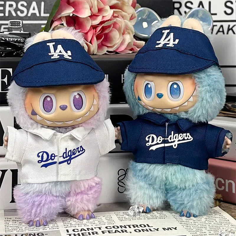 For 17cm Labubu Clothing Set Baseball jersey Catcher gloves Baseball bat Hat V1 V2 V3 Labubu Clothes Doll Accessories Toys For 17cm Labubu Clothing Set Baseball jersey Catcher gloves Baseball bat Hat V1 V2 V3 Labubu Clothes Doll Accessories Toys