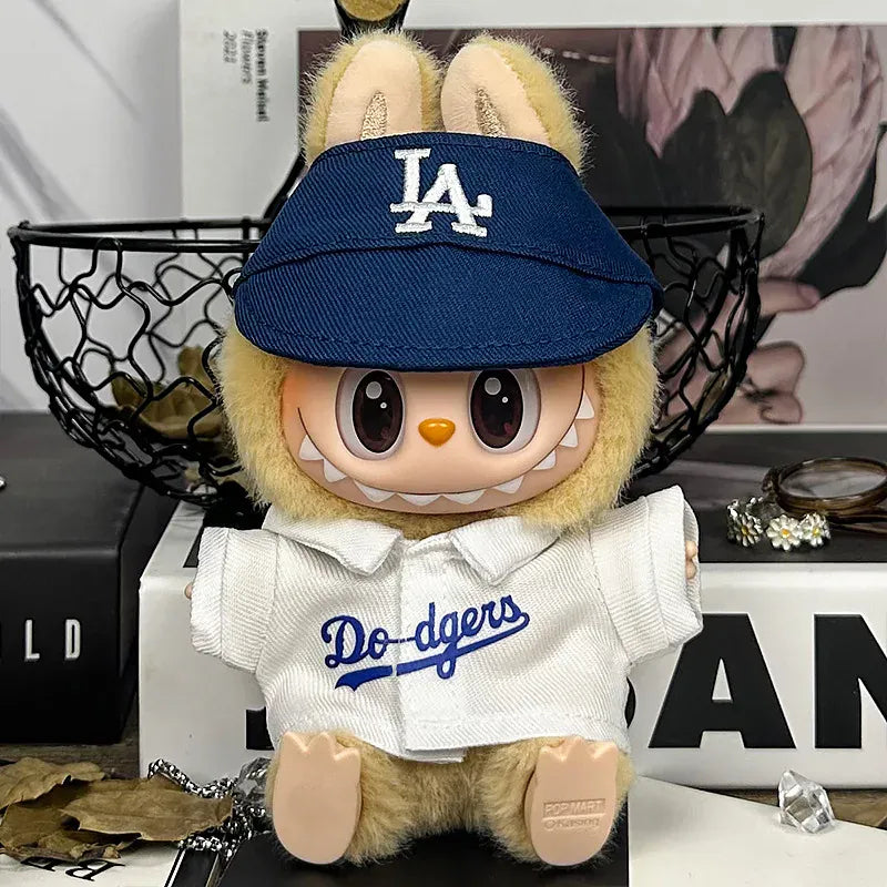 For 17cm Labubu Clothing Set Baseball jersey Catcher gloves Baseball bat Hat V1 V2 V3 Labubu Clothes Doll Accessories Toys For 17cm Labubu Clothing Set Baseball jersey Catcher gloves Baseball bat Hat V1 V2 V3 Labubu Clothes Doll Accessories Toys