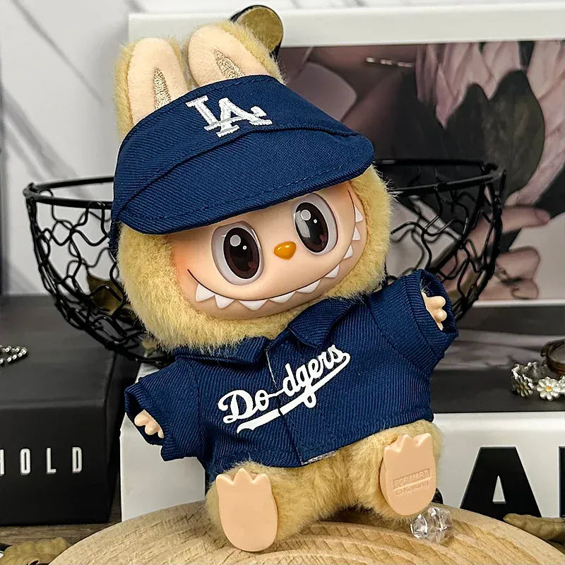 For 17cm Labubu Clothing Set Baseball jersey Catcher gloves Baseball bat Hat V1 V2 V3 Labubu Clothes Doll Accessories Toys For 17cm Labubu Clothing Set Baseball jersey Catcher gloves Baseball bat Hat V1 V2 V3 Labubu Clothes Doll Accessories Toys