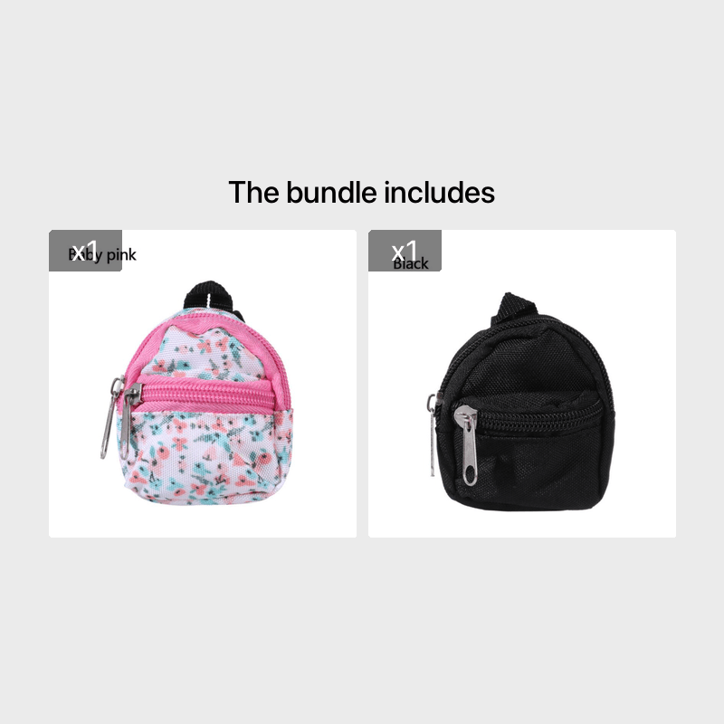 for LABUBU 11.81inch Doll 1/6 BJD Doll Mini Bag Backpack Mini Doll Bag Doll House Decoration Toy Accessories for Gifts Halloween, Christmas Gift for LABUBU 11.81inch Doll 1/6 BJD Doll Mini Bag Backpack Mini Doll Bag Doll House Decoration Toy Accessories for Gifts Halloween, Christmas Gift