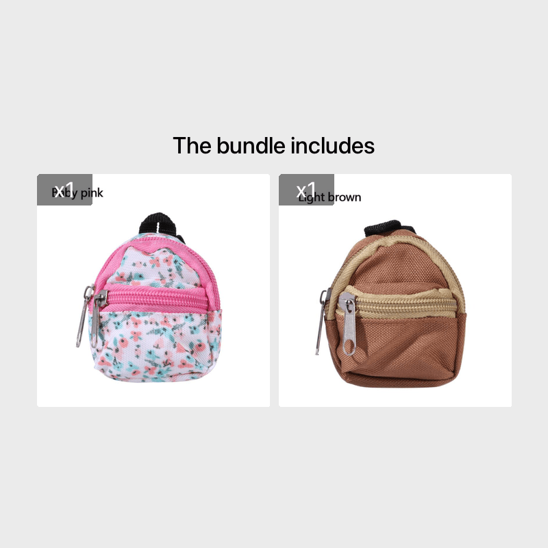 for LABUBU 11.81inch Doll 1/6 BJD Doll Mini Bag Backpack Mini Doll Bag Doll House Decoration Toy Accessories for Gifts Halloween, Christmas Gift for LABUBU 11.81inch Doll 1/6 BJD Doll Mini Bag Backpack Mini Doll Bag Doll House Decoration Toy Accessories for Gifts Halloween, Christmas Gift